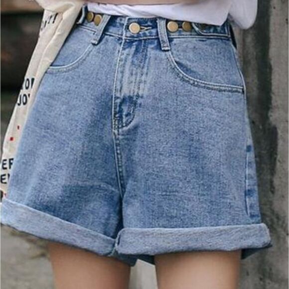 BRAND NEW COMFORT DENIM SHORT - Picture 1 of 16